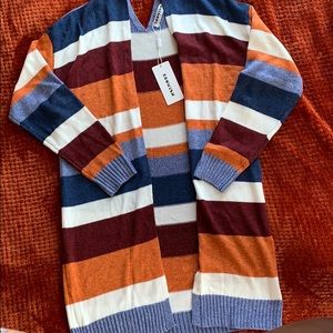 Striped cardigan